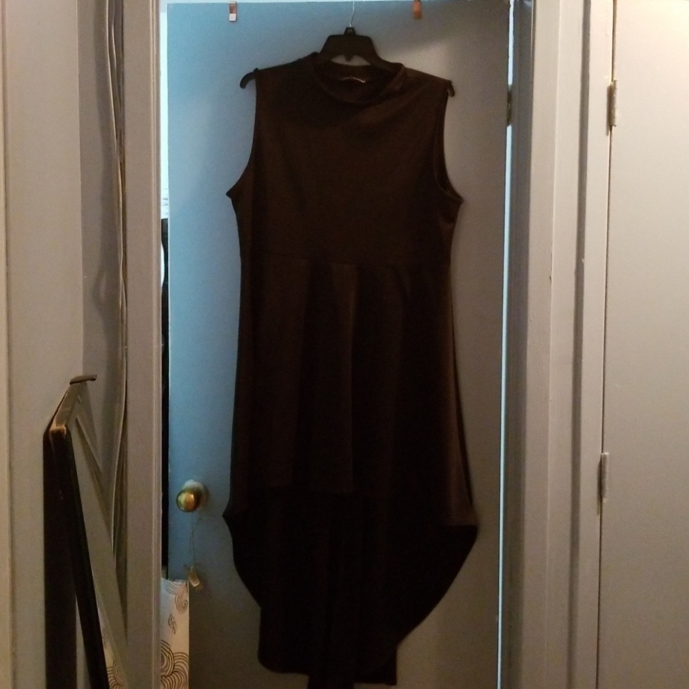 Black  love Ashley Plus Size High low dress 3x